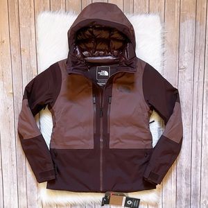 The North Face Women’s DMTR FitureLight Down Ski Jacket In Root Brown